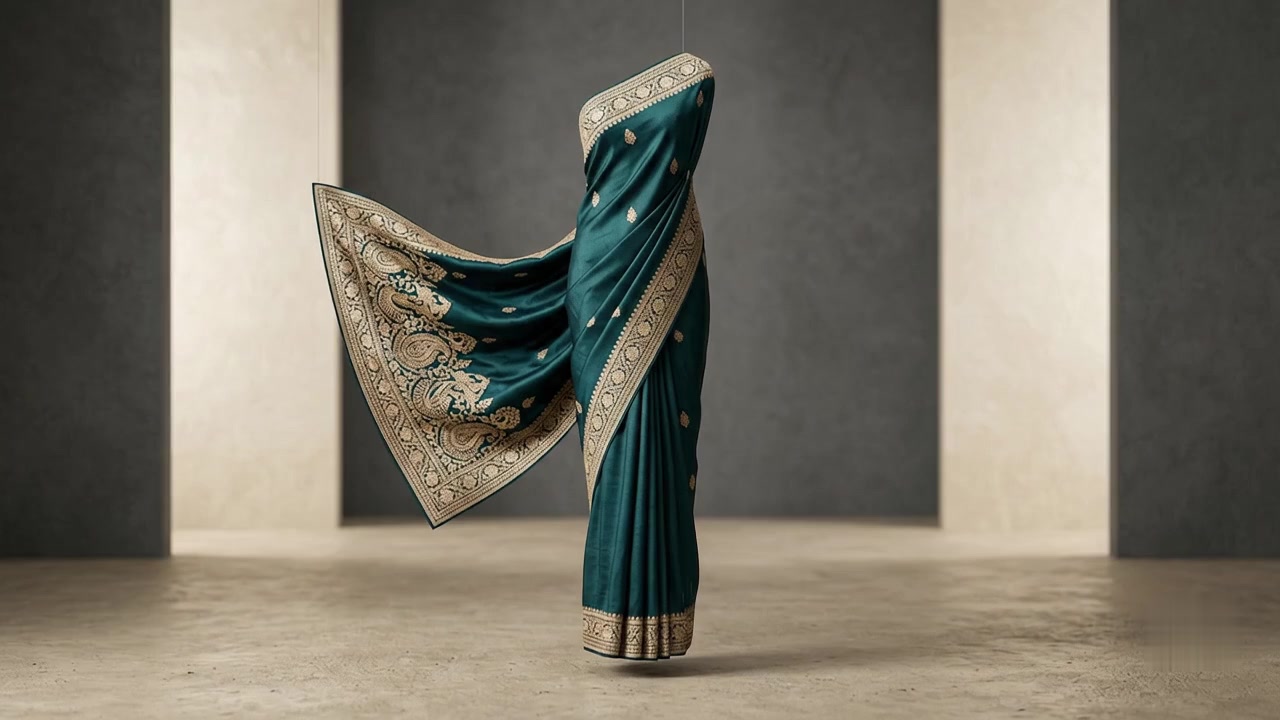 Atelier Vaanya Luxury Saree Brand Scroll Demo